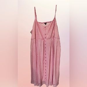 Gingham print Torrid size 6 dress